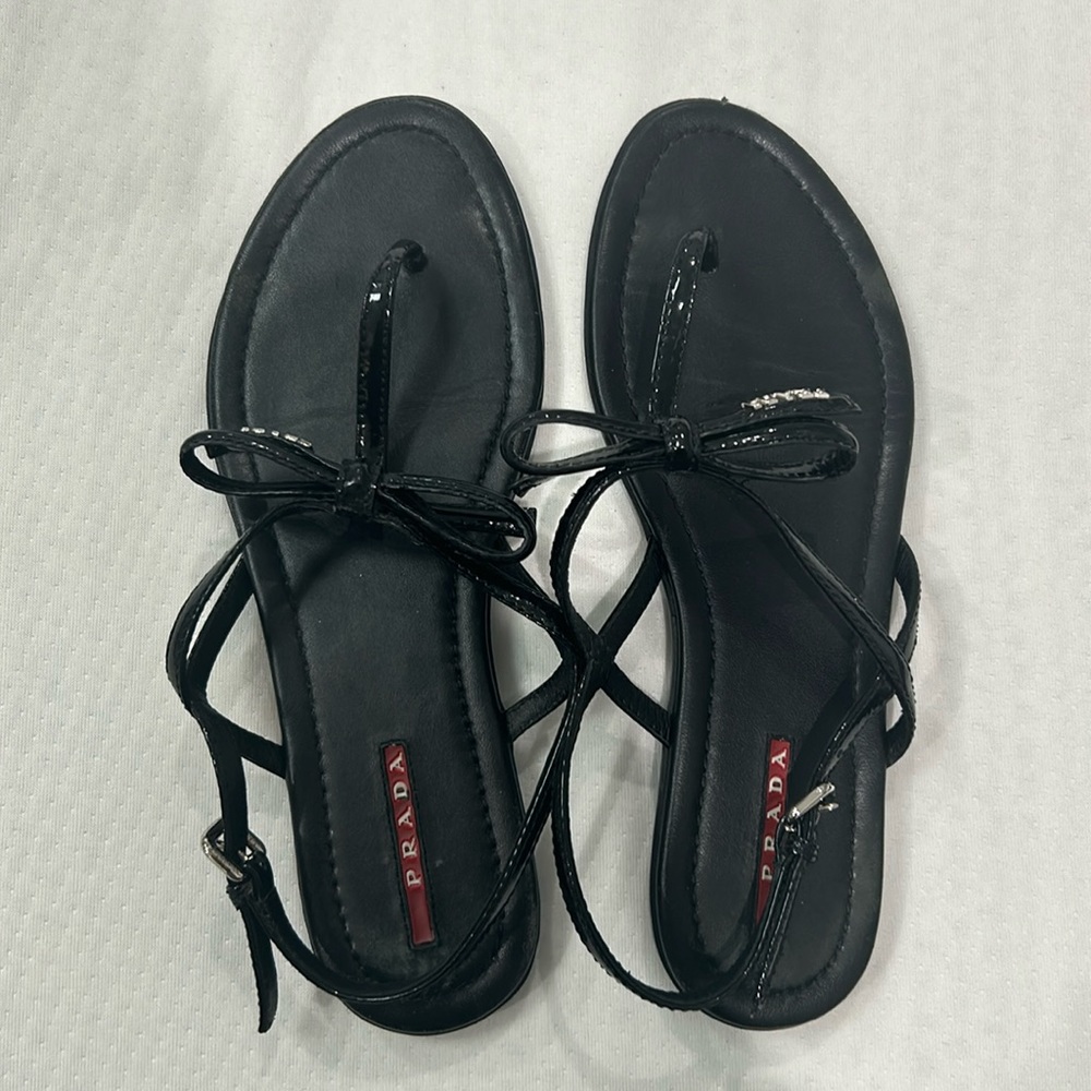Prada confortable sandals size 8